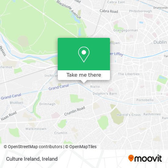 Culture Ireland map