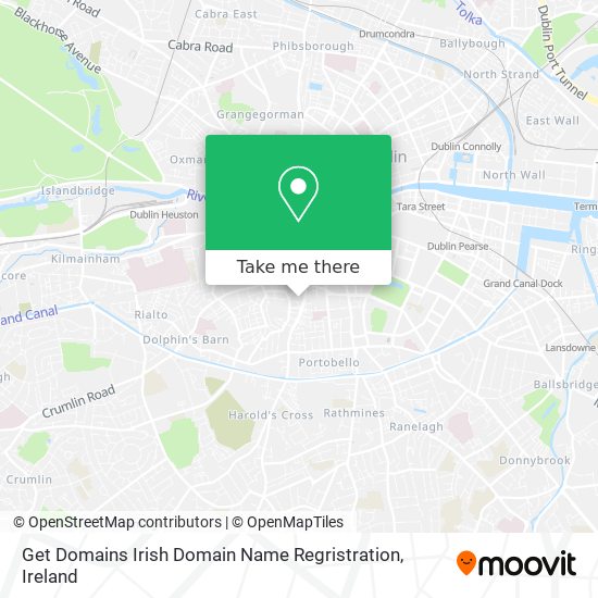 Get Domains Irish Domain Name Regristration map