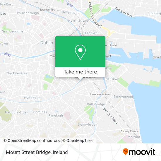 Mount Street Bridge map