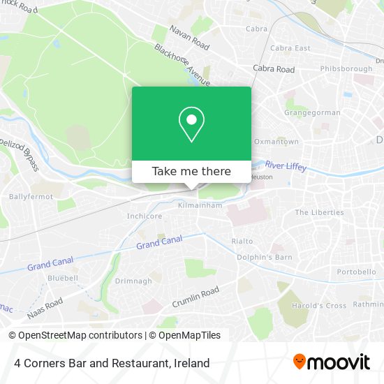 4 Corners Bar and Restaurant map