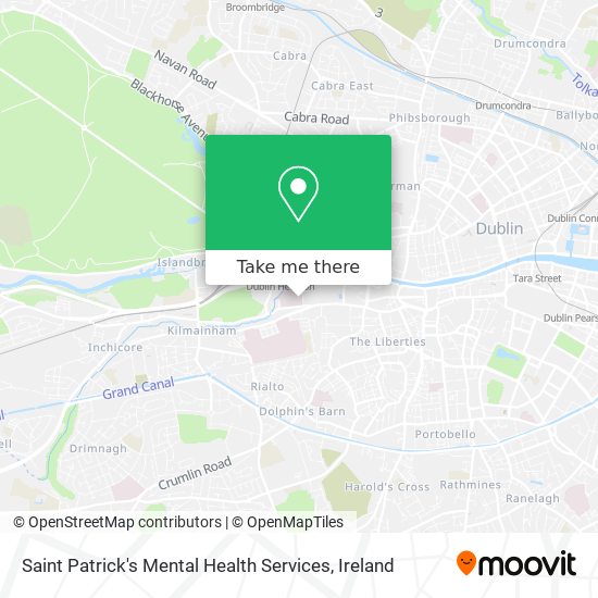 Saint Patrick's Mental Health Services map