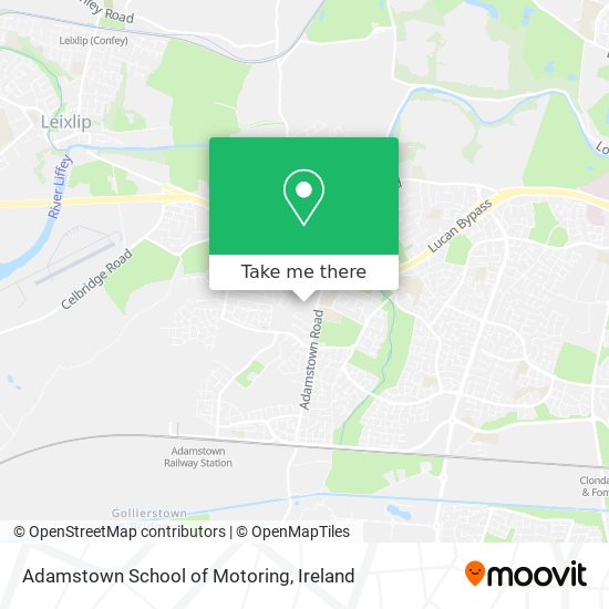 Adamstown School of Motoring map