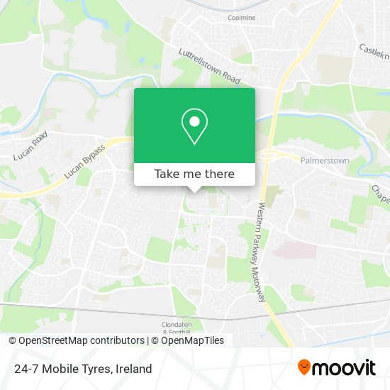 24-7 Mobile Tyres map