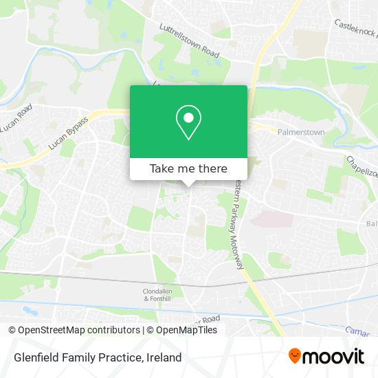 Glenfield Family Practice map