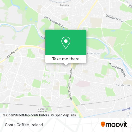 Costa Coffee map