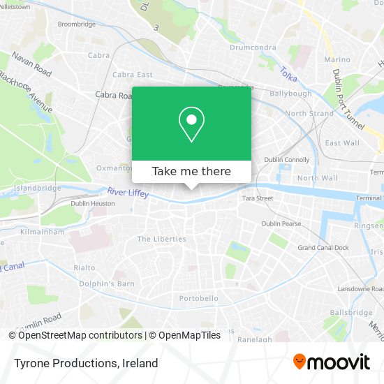 Tyrone Productions map