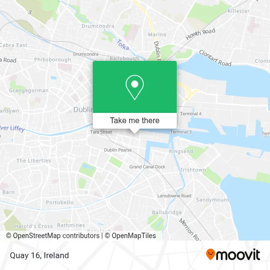 Quay 16 map