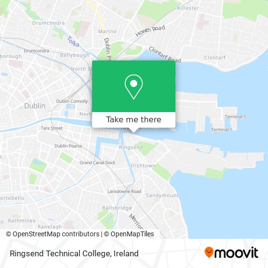 Ringsend Technical College map