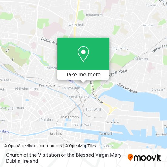 Church of the Visitation of the Blessed Virgin Mary Dublin plan