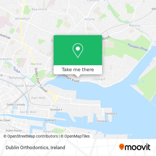 Dublin Orthodontics map