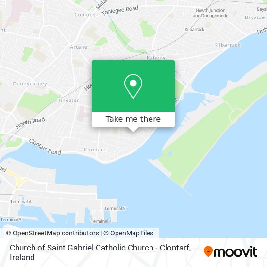 Church of Saint Gabriel Catholic Church - Clontarf map