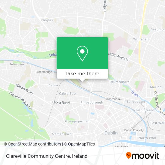 Clareville Community Centre map