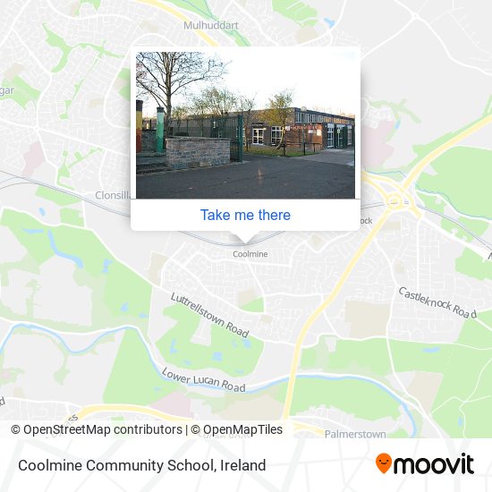 Coolmine Community School map