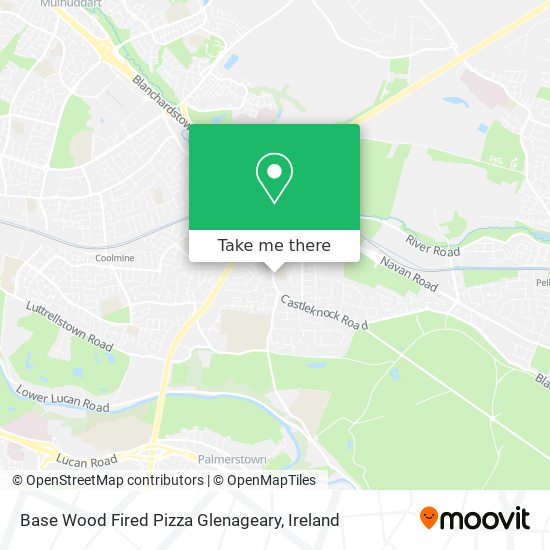 Base Wood Fired Pizza Glenageary map