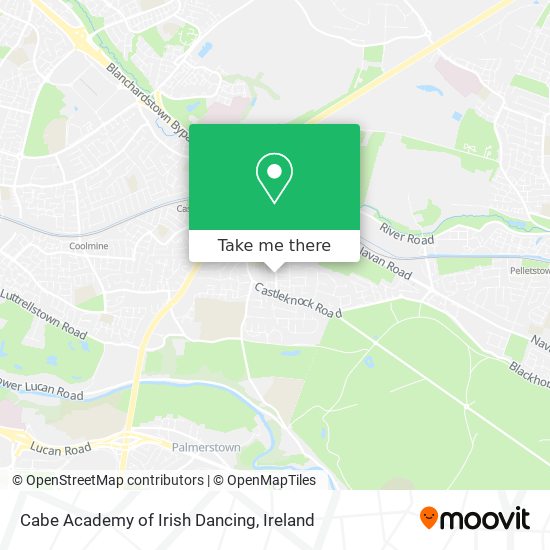 Cabe Academy of Irish Dancing map