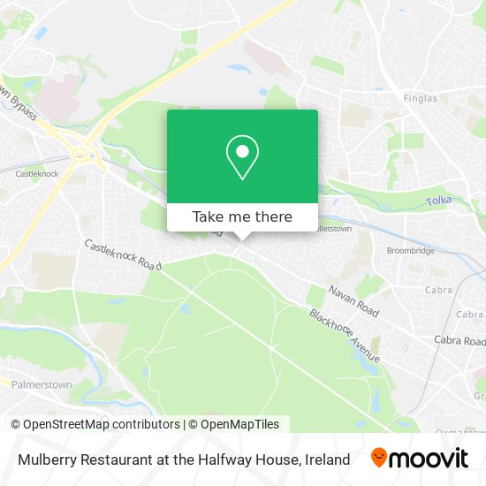 Mulberry Restaurant at the Halfway House map