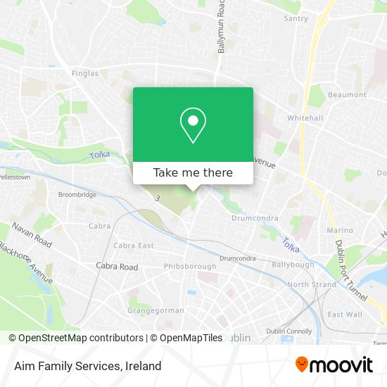 Aim Family Services map