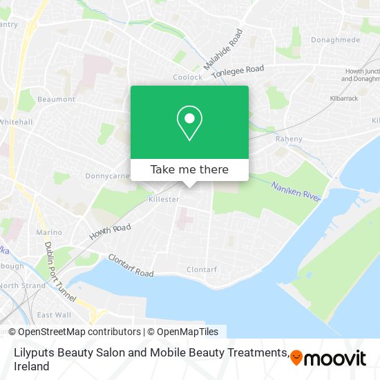 Lilyputs Beauty Salon and Mobile Beauty Treatments map
