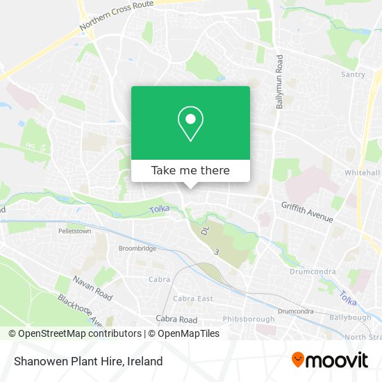 Shanowen Plant Hire map