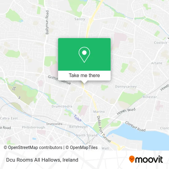 Dcu Rooms All Hallows map