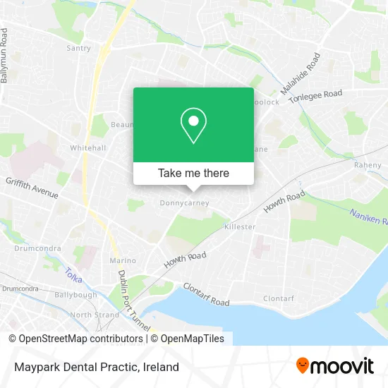 Maypark Dental Practic map