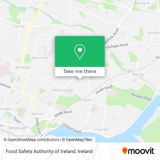 Food Safety Authority of Ireland map