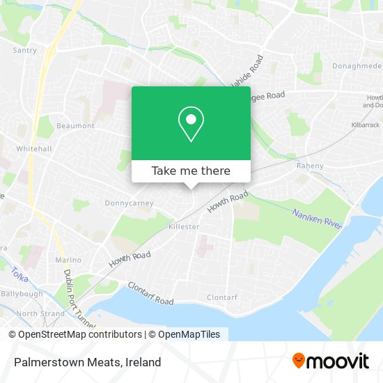 Palmerstown Meats map