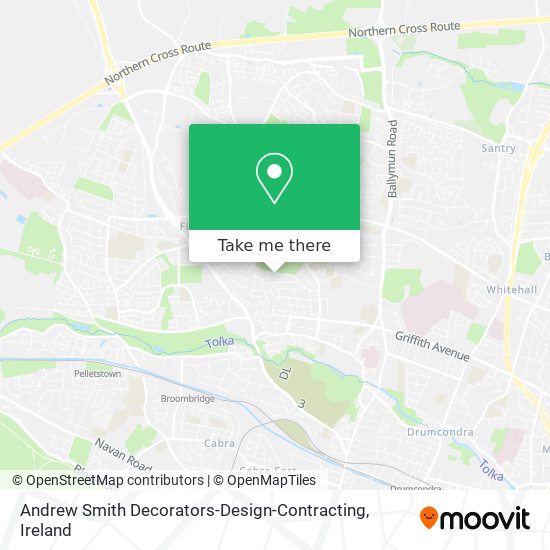 Andrew Smith Decorators-Design-Contracting map