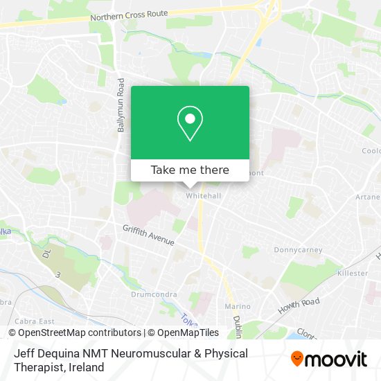 Jeff Dequina NMT Neuromuscular & Physical Therapist map