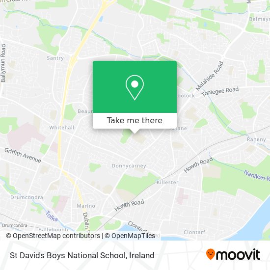 St Davids Boys National School map