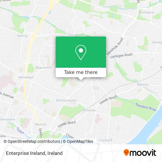 Enterprise Ireland map