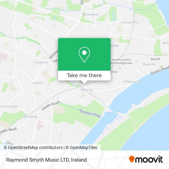 Raymond Smyth Music LTD map