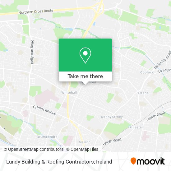 Lundy Building & Roofing Contractors map