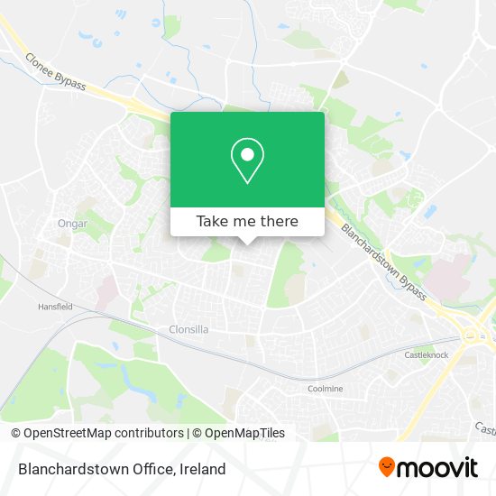 Blanchardstown Office map