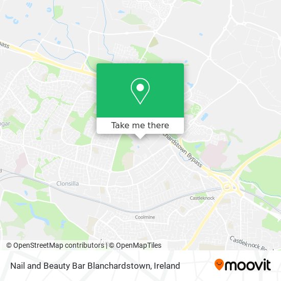 Nail and Beauty Bar Blanchardstown map