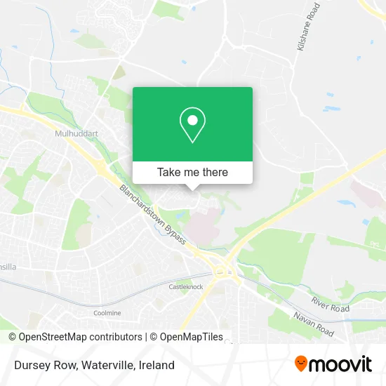 Dursey Row, Waterville map