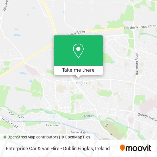Enterprise Car & van Hire - Dublin Finglas map