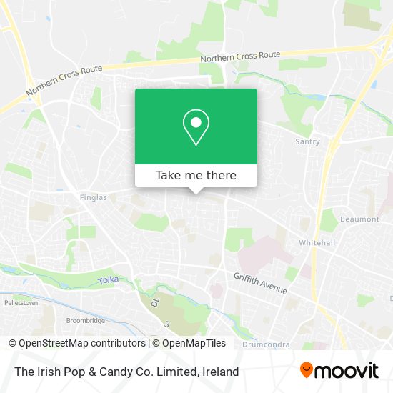 The Irish Pop & Candy Co. Limited map