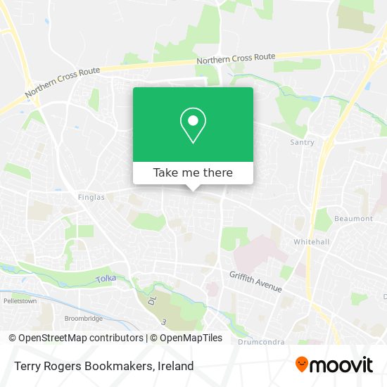Terry Rogers Bookmakers map