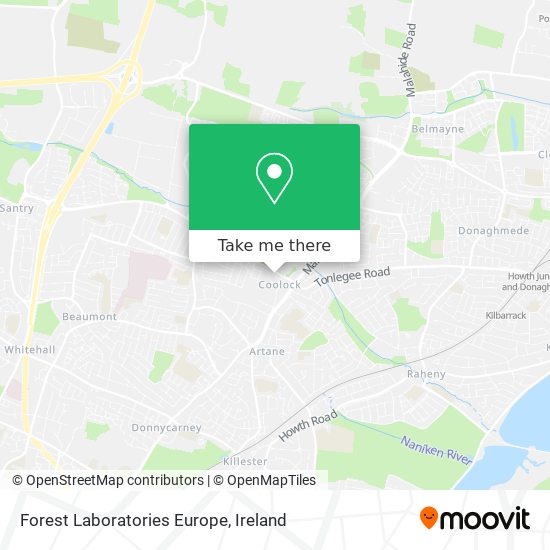 Forest Laboratories Europe map