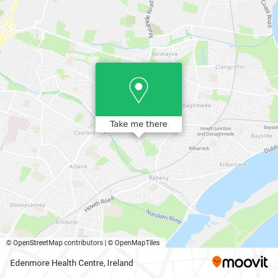 Edenmore Health Centre map