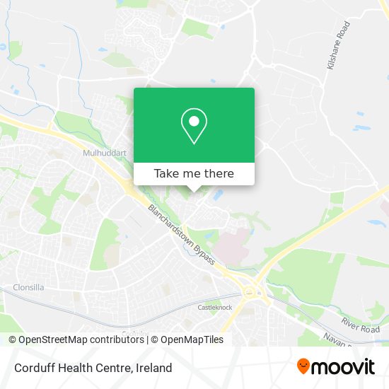 Corduff Health Centre map