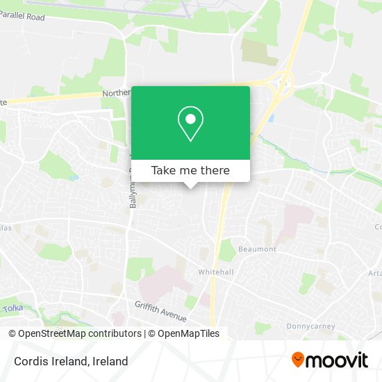 Cordis Ireland map
