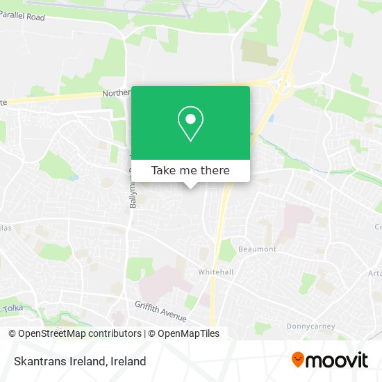 Skantrans Ireland map