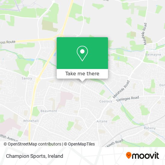 Champion Sports map