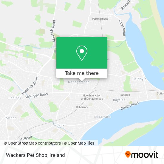 Wackers Pet Shop map