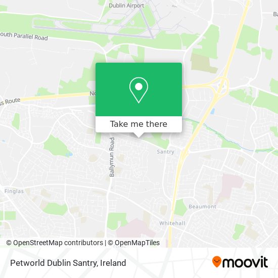 Petworld Dublin Santry map