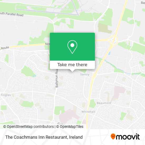 The Coachmans Inn Restaurant map