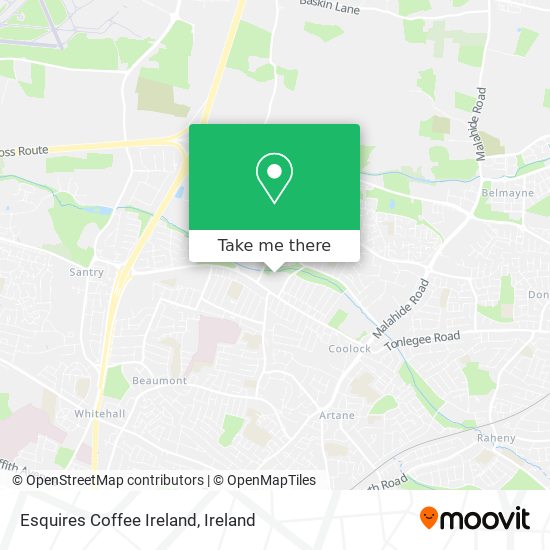 Esquires Coffee Ireland map