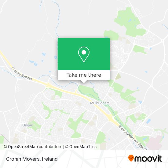 Cronin Movers map